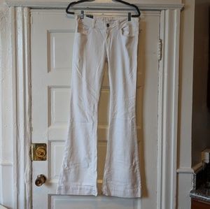 NWT J Brand white flare jeans